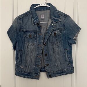 JCPenney Women's Blue Jean Jacket
